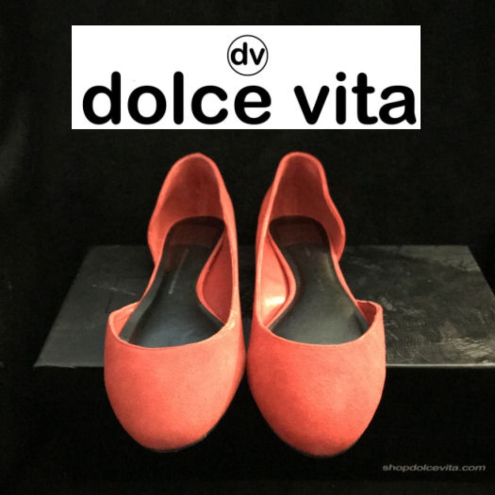 NIB!!  Dolce Vita "Laci"  Red Suede Flats  7.5